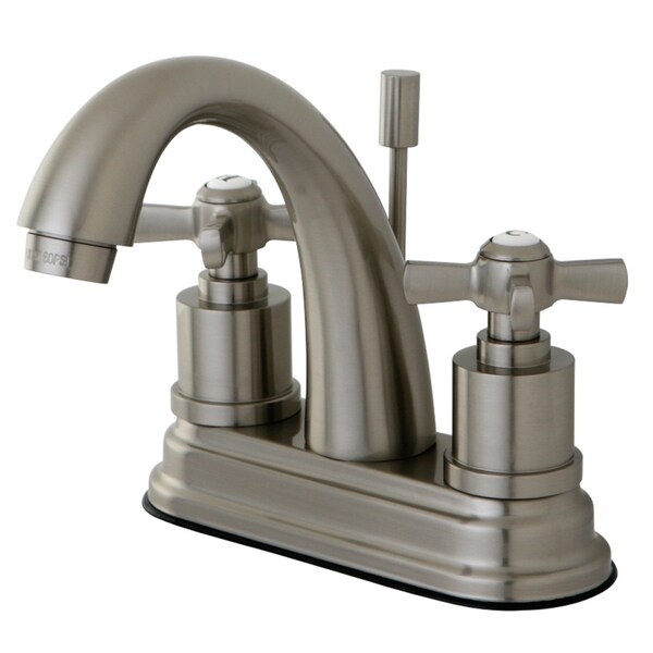 KS8618ZX 4" Centerset Bathroom Faucet, Brushed Nickel